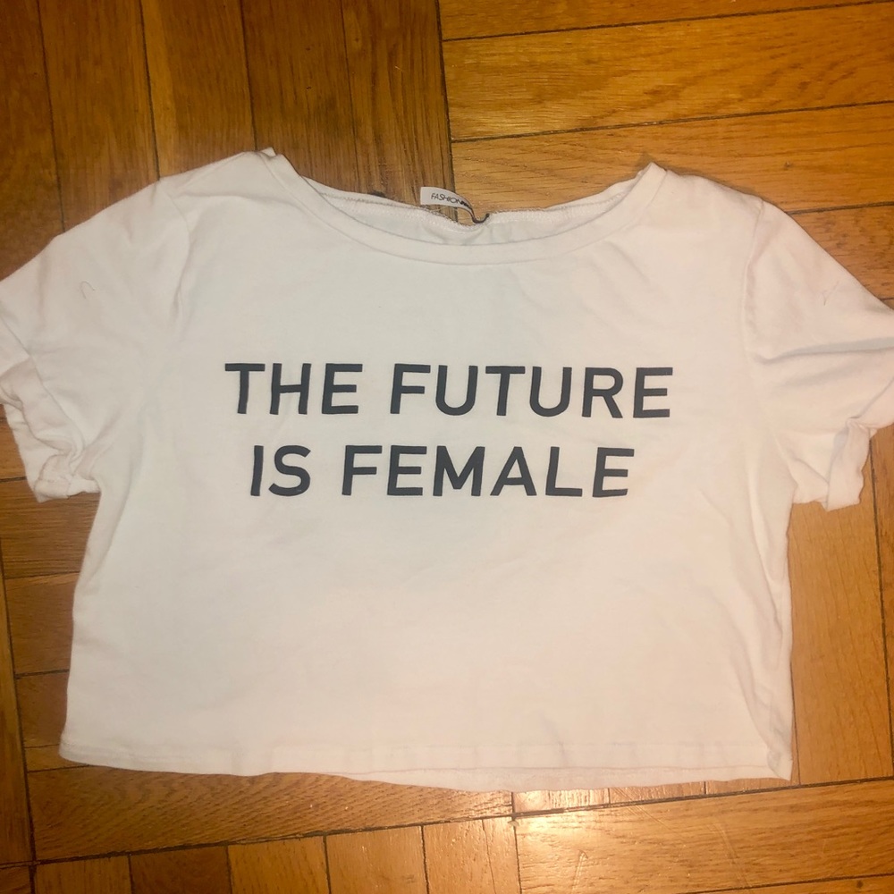 “The Future is Female” Crop Top
